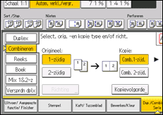 Schermafbeelding bedieningspaneel