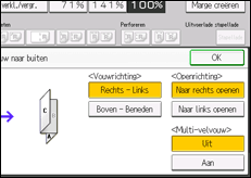 Schermafbeelding bedieningspaneel