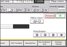 Schermafbeelding bedieningspaneel