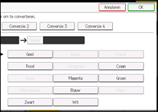 Schermafbeelding bedieningspaneel