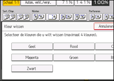 Schermafbeelding bedieningspaneel