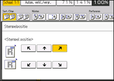 Schermafbeelding bedieningspaneel