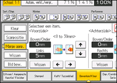 Schermafbeelding bedieningspaneel