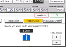 Schermafbeelding bedieningspaneel