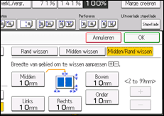 Schermafbeelding bedieningspaneel