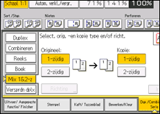 Schermafbeelding bedieningspaneel