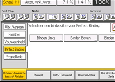 Schermafbeelding bedieningspaneel
