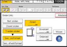Schermafbeelding bedieningspaneel