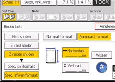Schermafbeelding bedieningspaneel