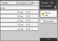 Schermafbeelding bedieningspaneel
