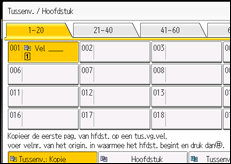 Schermafbeelding bedieningspaneel