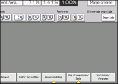 Schermafbeelding bedieningspaneel