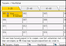 Schermafbeelding bedieningspaneel