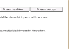 Schermafbeelding bedieningspaneel