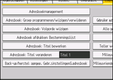Schermafbeelding bedieningspaneel