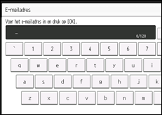 Schermafbeelding bedieningspaneel