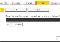 Schermafbeelding bedieningspaneel