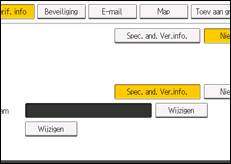 Schermafbeelding bedieningspaneel