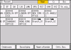 Schermafbeelding bedieningspaneel