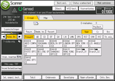 Schermafbeelding bedieningspaneel