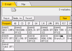 Schermafbeelding bedieningspaneel
