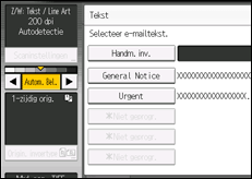 Schermafbeelding bedieningspaneel