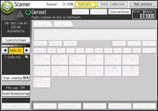 Schermafbeelding bedieningspaneel
