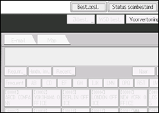Schermafbeelding bedieningspaneel