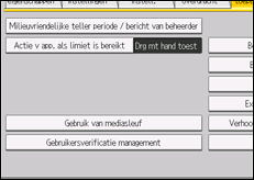 Schermafbeelding bedieningspaneel