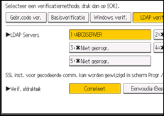 Schermafbeelding bedieningspaneel