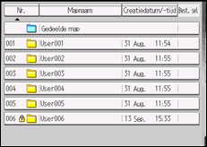 Schermafbeelding bedieningspaneel