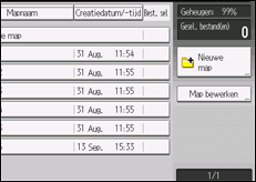 Schermafbeelding bedieningspaneel