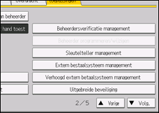 Schermafbeelding bedieningspaneel