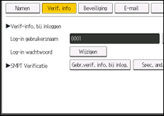 Schermafbeelding bedieningspaneel