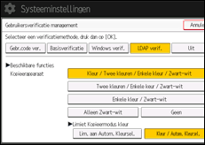 Schermafbeelding bedieningspaneel
