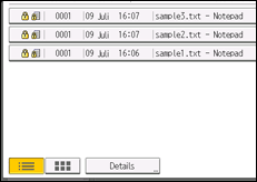 Schermafbeelding bedieningspaneel