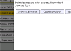 Schermafbeelding bedieningspaneel