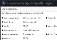 Schermafbeelding bedieningspaneel