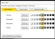 Иллюстрация экрана панели управления