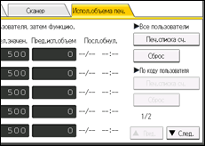 Иллюстрация экрана панели управления