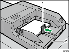 Multi bypass tray (Tray A) illustration numbered callout illustration