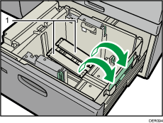 Two-tray Wide LCT illustration numbered callout illustration