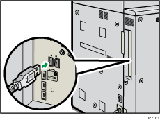 USB host interface illustration