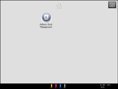 Operation panel screen illustration