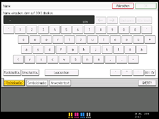 Abbildung Bedienfeld-Display
