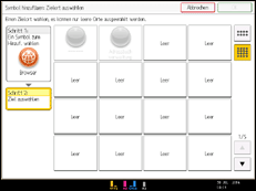 Abbildung Bedienfeld-Display