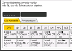 Abbildung Bedienfeld-Display
