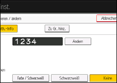 Abbildung Bedienfeld-Display