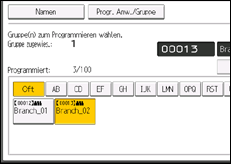 Abbildung Bedienfeld-Display