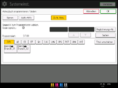 Abbildung Bedienfeld-Display